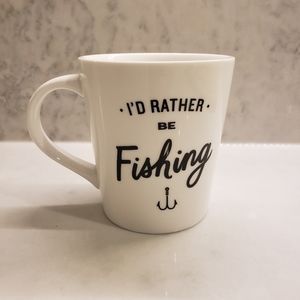 I'd rather be fishing mug by Indigo